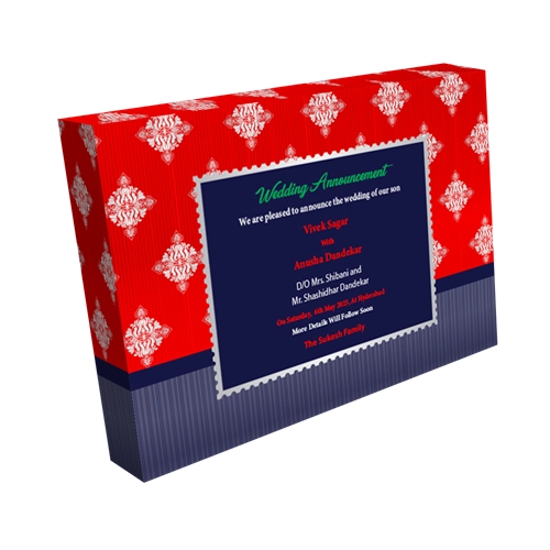 6 + 1 Compartments Luxury Silver Gift Box | Sweets | Dry Fruit Bites, Namkeen | Kanchipuram Design